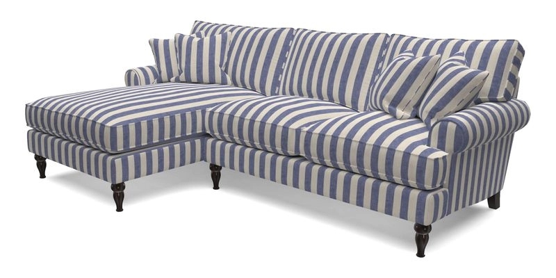 Cooksbridge Chaise Sofa LHF in Two Tone Plain Biscuit