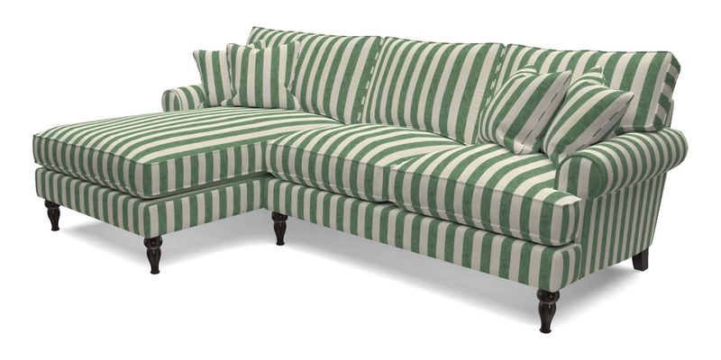 Cooksbridge Chaise Sofa LHF in Two Tone Plain Biscuit