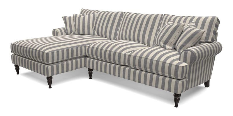 Cooksbridge Chaise Sofa LHF in Two Tone Plain Biscuit