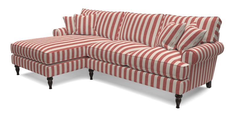 Cooksbridge Chaise Sofa LHF in Two Tone Plain Biscuit