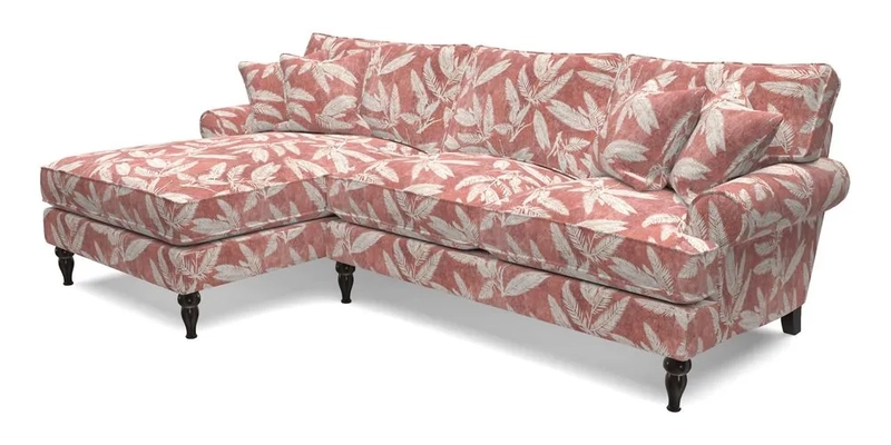 Cooksbridge Chaise Sofa LHF in Two Tone Plain Biscuit