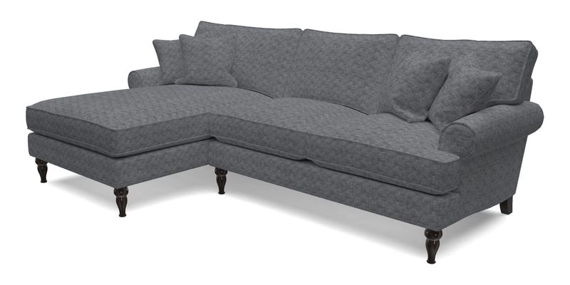Cooksbridge Chaise Sofa LHF in Two Tone Plain Biscuit