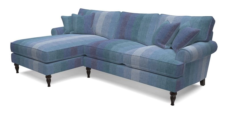 Cooksbridge Chaise Sofa LHF in Two Tone Plain Biscuit