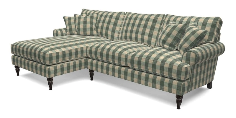 Cooksbridge Chaise Sofa LHF in Two Tone Plain Biscuit