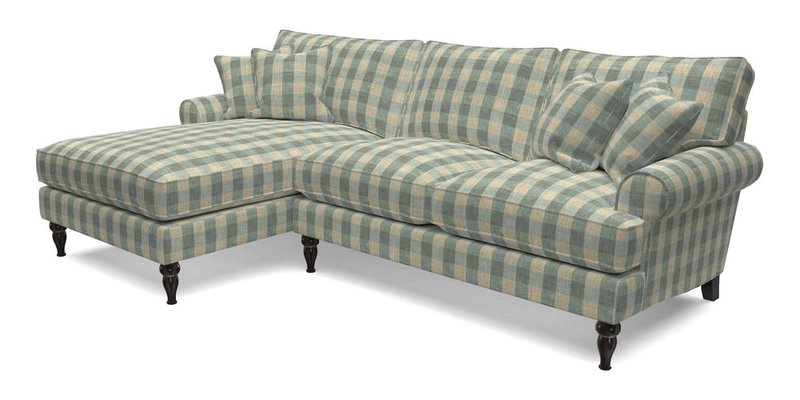 Cooksbridge Chaise Sofa LHF in Two Tone Plain Biscuit