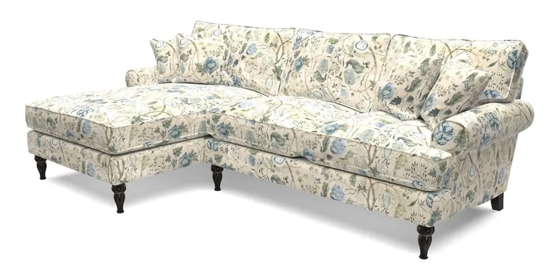 Cooksbridge Chaise Sofa LHF in Two Tone Plain Biscuit