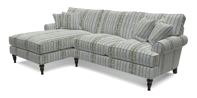 Cooksbridge Chaise Sofa LHF in Two Tone Plain Biscuit