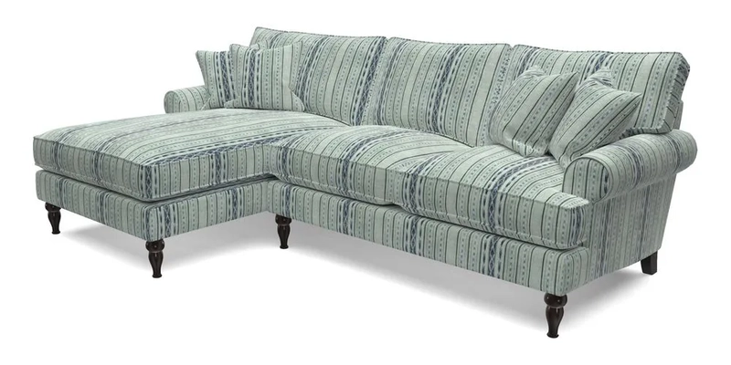Cooksbridge Chaise Sofa LHF in Two Tone Plain Biscuit