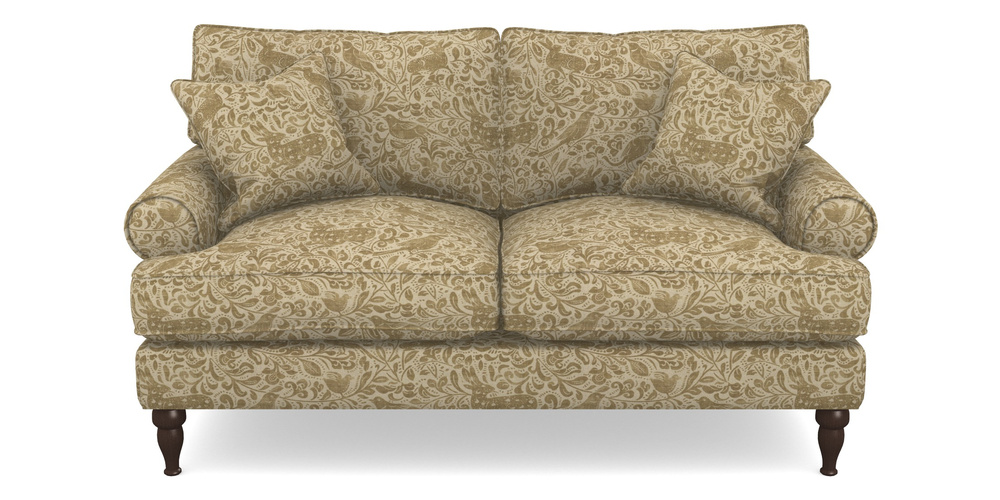 Product photograph of Cooksbridge 2 Seater Sofa In V A Drawn From Nature - Bird And Rabbit - Gold from Sofas and Stuff Limited