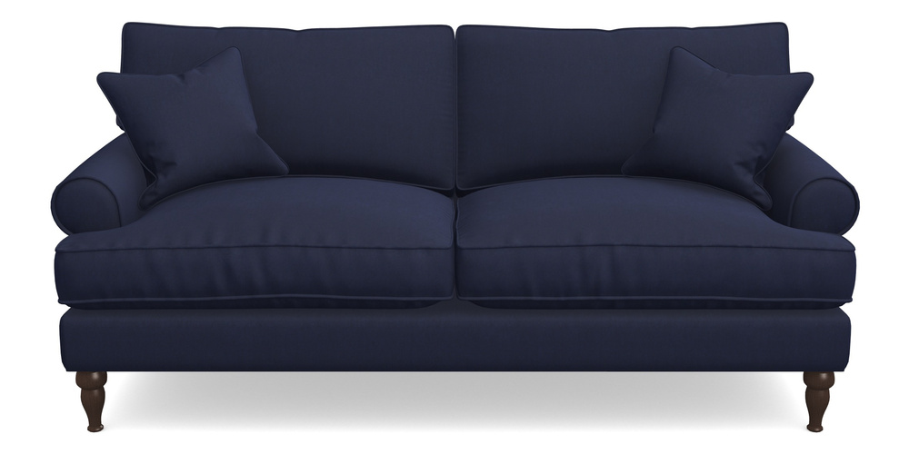 Product photograph of Cooksbridge 3 Seater Sofa In Clever Tough And Eco Velvet - Indigo from Sofas and Stuff Limited