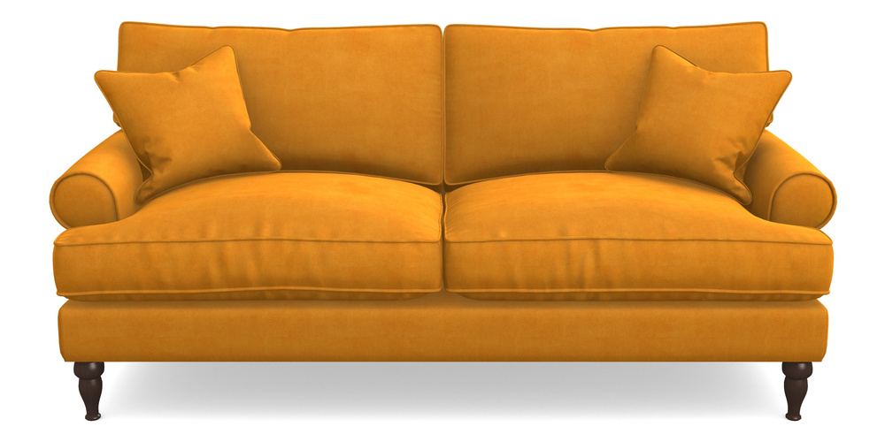 Product photograph of Cooksbridge 3 Seater Sofa In Clever Tough And Eco Velvet - Spice from Sofas and Stuff Limited