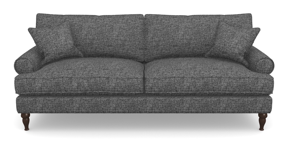 Product photograph of Cooksbridge 4 Seater Sofa In Aqua Clean Hove - Charcoal from Sofas and Stuff Limited