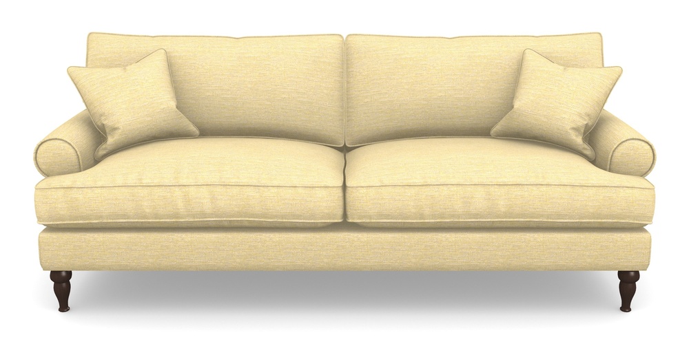 Product photograph of Cooksbridge 4 Seater Sofa In Aqua Clean Hove - Lemon from Sofas and Stuff Limited