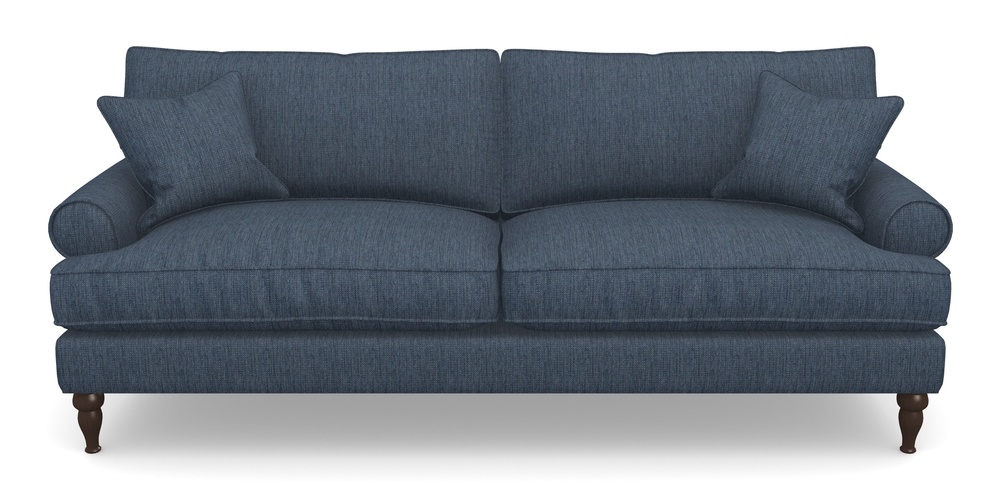 Product photograph of Cooksbridge 4 Seater Sofa In Aqua Clean Tenby - Navy from Sofas and Stuff Limited