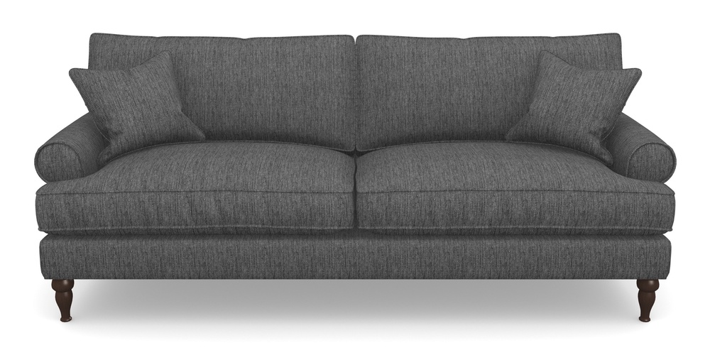 Product photograph of Cooksbridge 4 Seater Sofa In Aqua Clean Tenby - Slate from Sofas and Stuff Limited