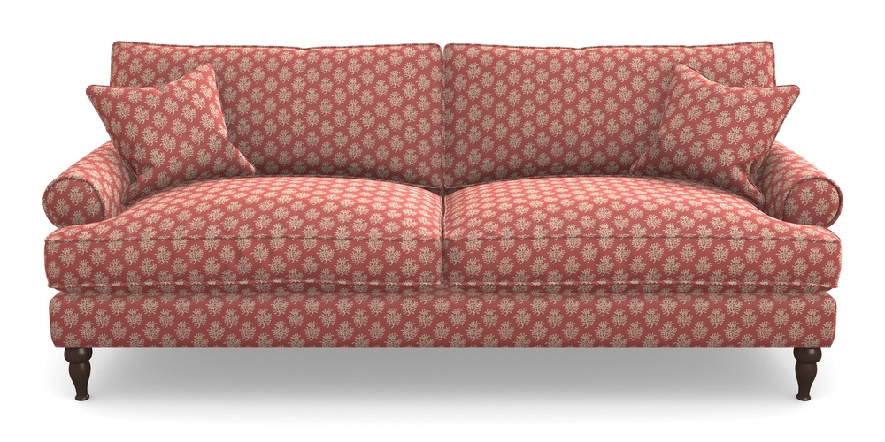 Product photograph of Cooksbridge 4 Seater Sofa In Cloth 21 - Coral 1 - Ginger Snap from Sofas and Stuff Limited