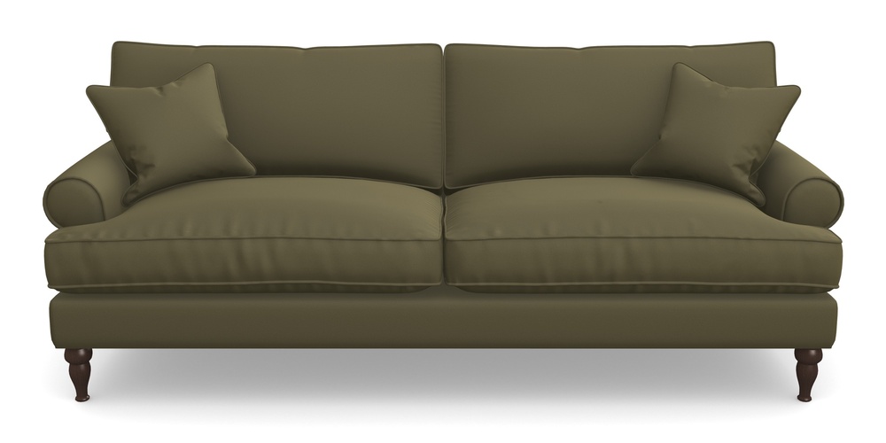 Product photograph of Cooksbridge 4 Seater Sofa In Clever Glossy Velvet - Sherwood from Sofas and Stuff Limited