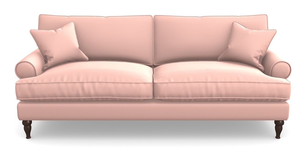 Product photograph of Cooksbridge 4 Seater Sofa In Clever Glossy Velvet - Tutu from Sofas and Stuff Limited