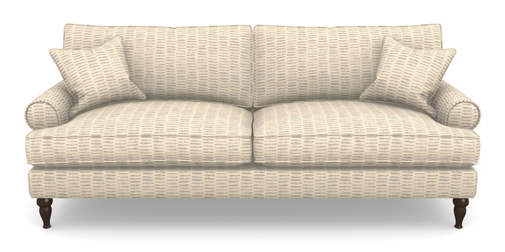 Product photograph of Cooksbridge 4 Seater Sofa In Cloth 18 - Daub - Lavender from Sofas and Stuff Limited