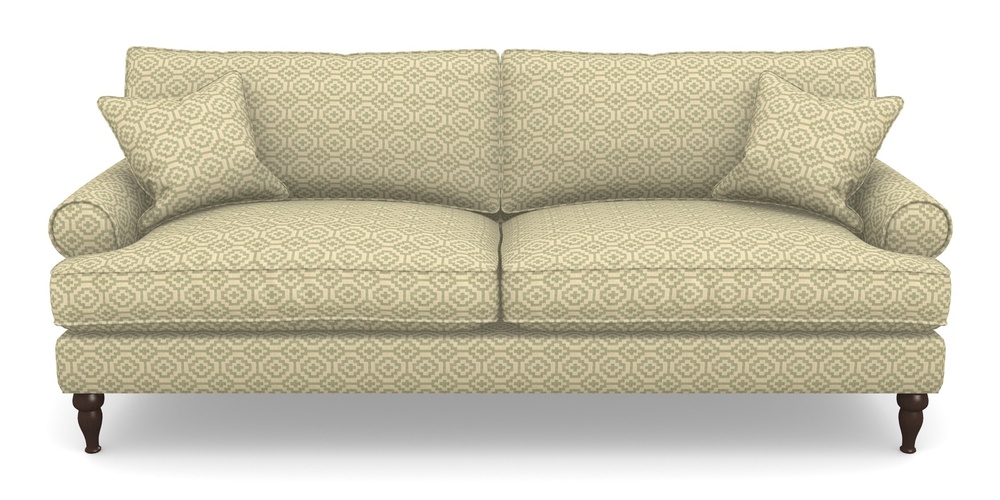 Product photograph of Cooksbridge 4 Seater Sofa In Cloth 18 - Tile - Fennel from Sofas and Stuff Limited