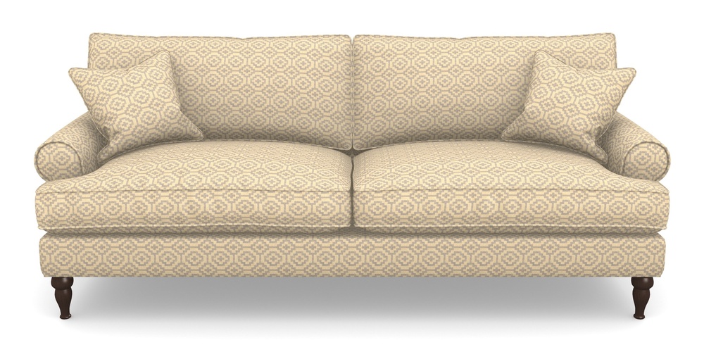 Product photograph of Cooksbridge 4 Seater Sofa In Cloth 18 - Tile - Lavender from Sofas and Stuff Limited