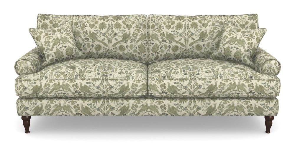 Product photograph of Cooksbridge 4 Seater Sofa In V A Brompton Collection - Coromandel - Basil from Sofas and Stuff Limited