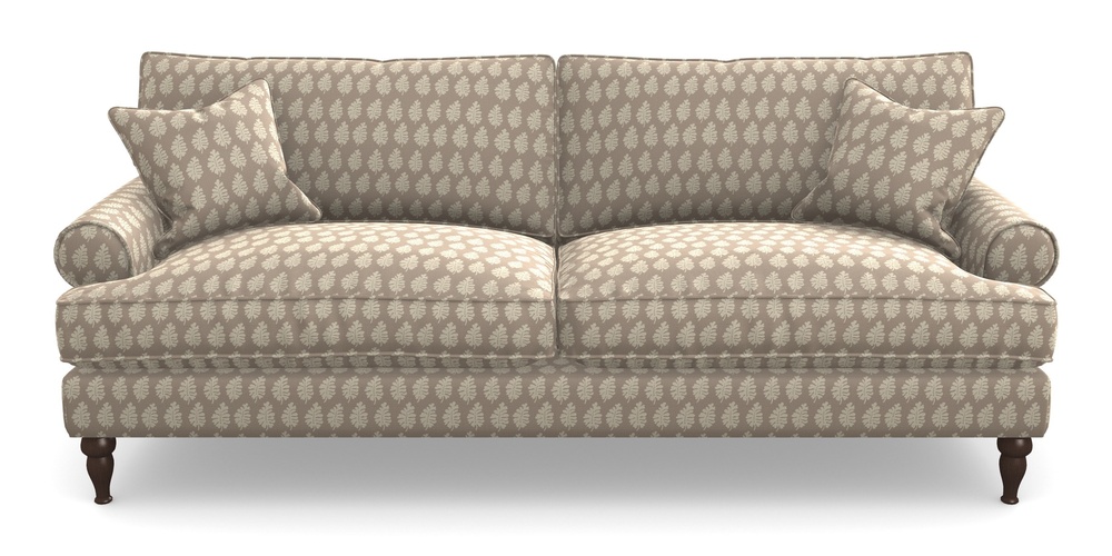 Product photograph of Cooksbridge 4 Seater Sofa In Cloth 21 - Oak Leaf - Beech from Sofas and Stuff Limited