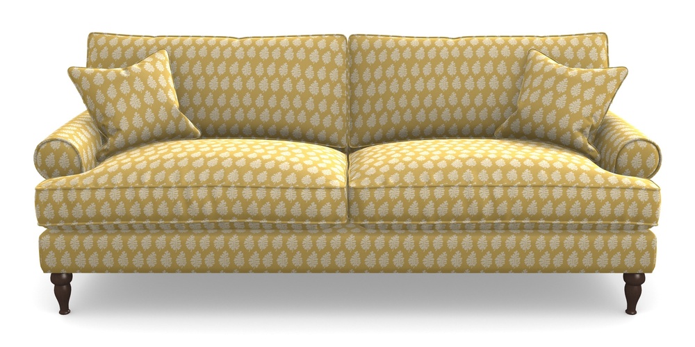 Product photograph of Cooksbridge 4 Seater Sofa In Cloth 21 - Oak Leaf - Canary from Sofas and Stuff Limited