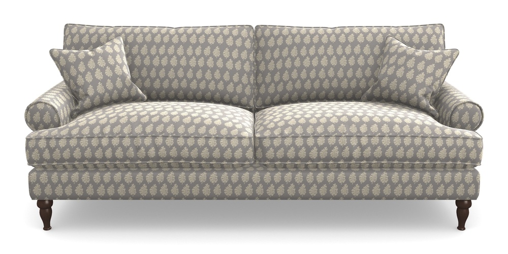 Product photograph of Cooksbridge 4 Seater Sofa In Cloth 21 - Oak Leaf - Magnesium from Sofas and Stuff Limited