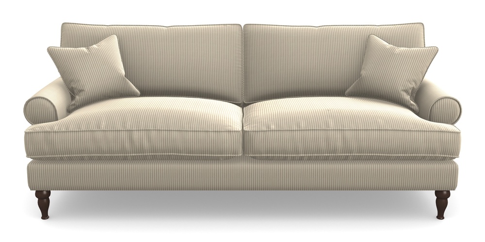 Product photograph of Cooksbridge 4 Seater Sofa In Cloth 21 - Simple Stripe - Beech from Sofas and Stuff Limited