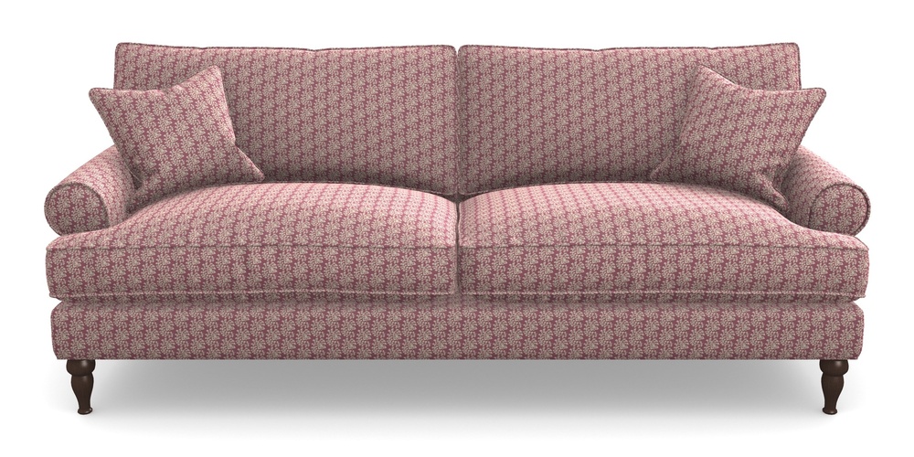 Product photograph of Cooksbridge 4 Seater Sofa In Cloth 21 - Spring Twig - Cassis from Sofas and Stuff Limited