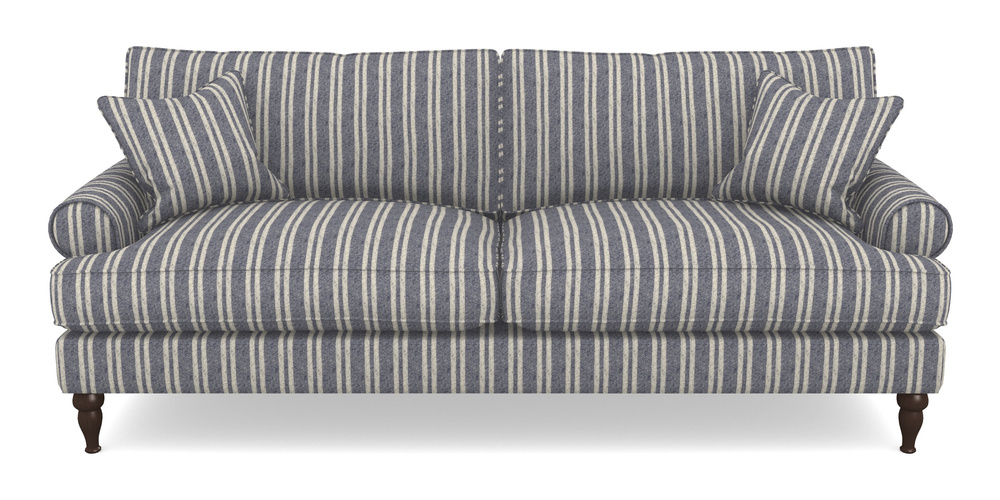 Product photograph of Cooksbridge 4 Seater Sofa In Cloth 22 - Barcode - Deep Water from Sofas and Stuff Limited