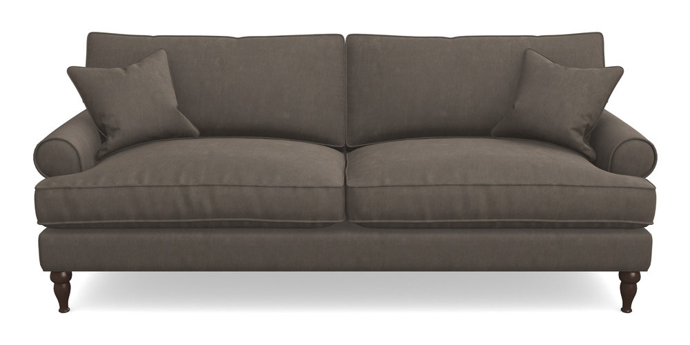 Product photograph of Cooksbridge 4 Seater Sofa In Clever Tough And Eco Velvet - Chrome from Sofas and Stuff Limited