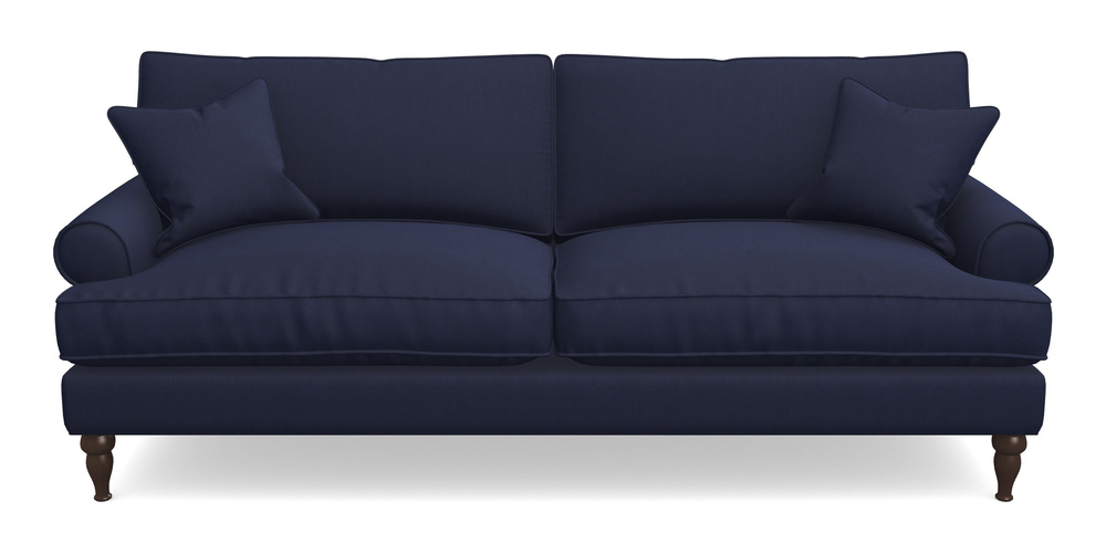 Product photograph of Cooksbridge 4 Seater Sofa In Clever Tough And Eco Velvet - Indigo from Sofas and Stuff Limited