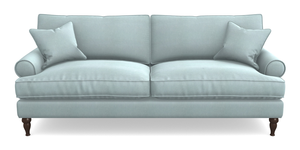 Product photograph of Cooksbridge 4 Seater Sofa In Clever Tough And Eco Velvet - Mineral from Sofas and Stuff Limited