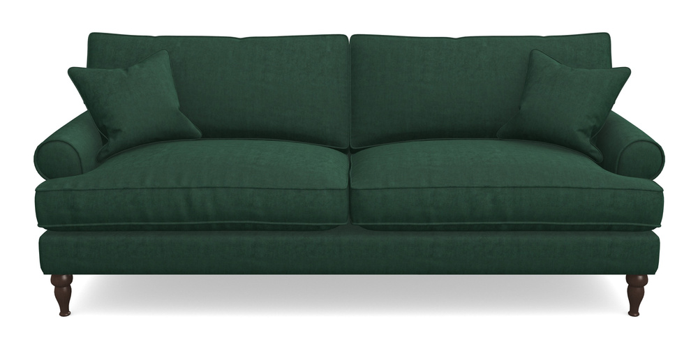 Product photograph of Cooksbridge 4 Seater Sofa In Clever Tough And Eco Velvet - Pine from Sofas and Stuff Limited