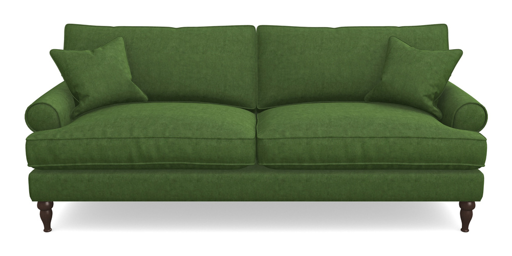 Product photograph of Cooksbridge 4 Seater Sofa In Clever Tough And Eco Velvet - Shamrock from Sofas and Stuff Limited
