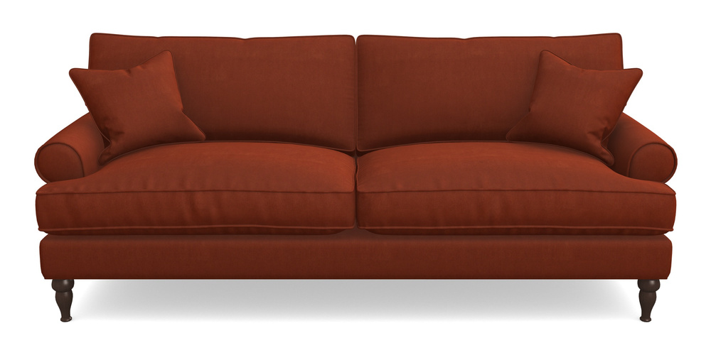 Product photograph of Cooksbridge 4 Seater Sofa In Clever Tough And Eco Velvet - Tawny from Sofas and Stuff Limited