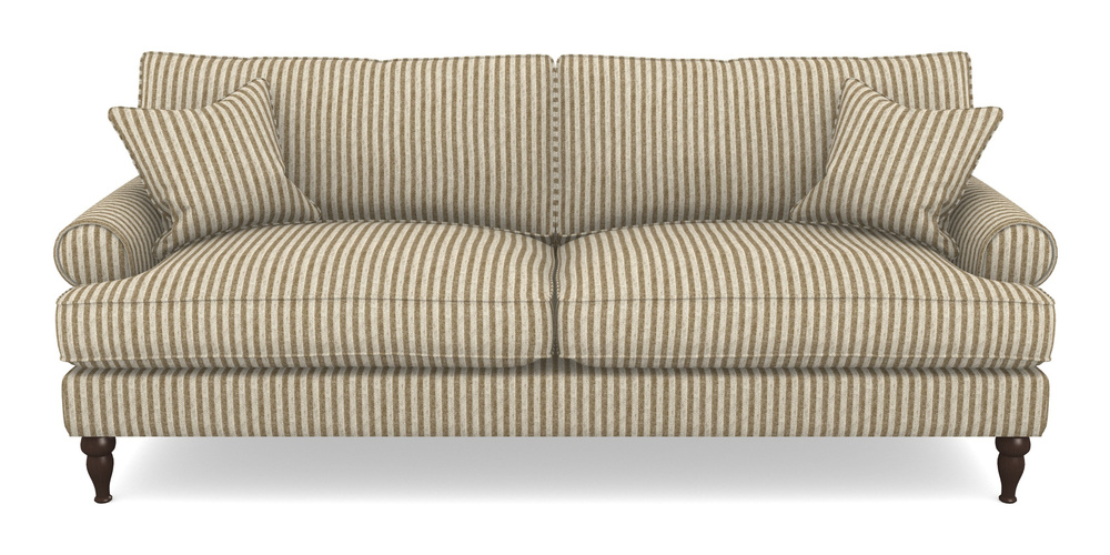 Product photograph of Cooksbridge 4 Seater Sofa In Cloth 22 - Pinstripe - Fallen Leaf from Sofas and Stuff Limited