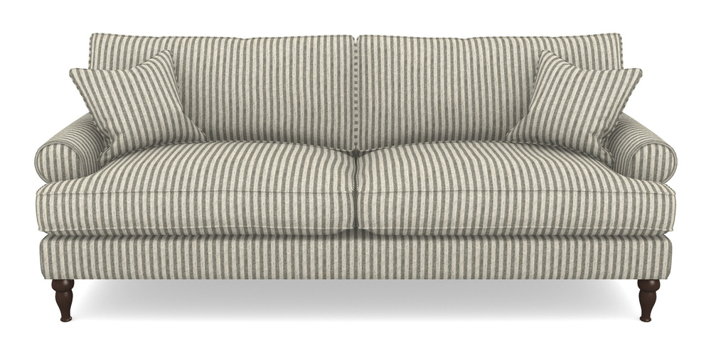 Product photograph of Cooksbridge 4 Seater Sofa In Cloth 22 - Pinstripe - Seal from Sofas and Stuff Limited