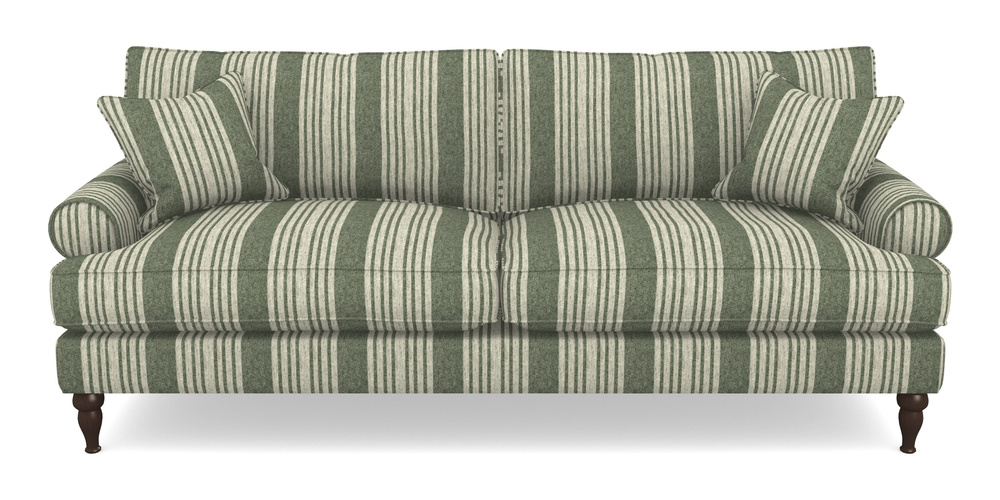 Product photograph of Cooksbridge 4 Seater Sofa In Cloth 22 - Bayadere - Courgette from Sofas and Stuff Limited