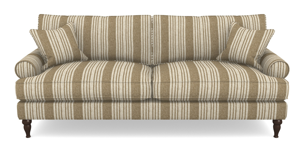 Product photograph of Cooksbridge 4 Seater Sofa In Cloth 22 - Bayadere - Fallen Leaf from Sofas and Stuff Limited