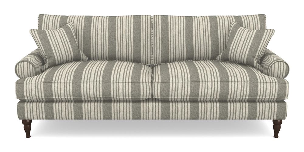 Product photograph of Cooksbridge 4 Seater Sofa In Cloth 22 - Bayadere - Seal from Sofas and Stuff Limited