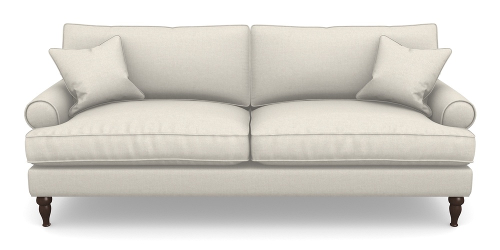 Product photograph of Cooksbridge 4 Seater Sofa In Easy Clean Plain - Chalk from Sofas and Stuff Limited