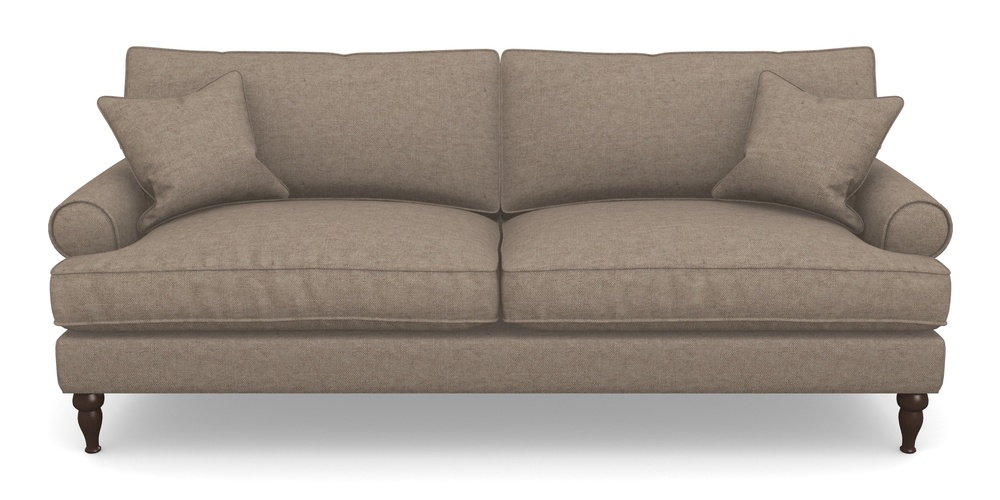 Product photograph of Cooksbridge 4 Seater Sofa In Easy Clean Plain - Camel from Sofas and Stuff Limited