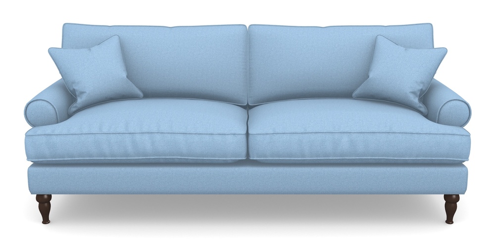 Product photograph of Cooksbridge 4 Seater Sofa In Eco Washable Cotton - Cornflower from Sofas and Stuff Limited