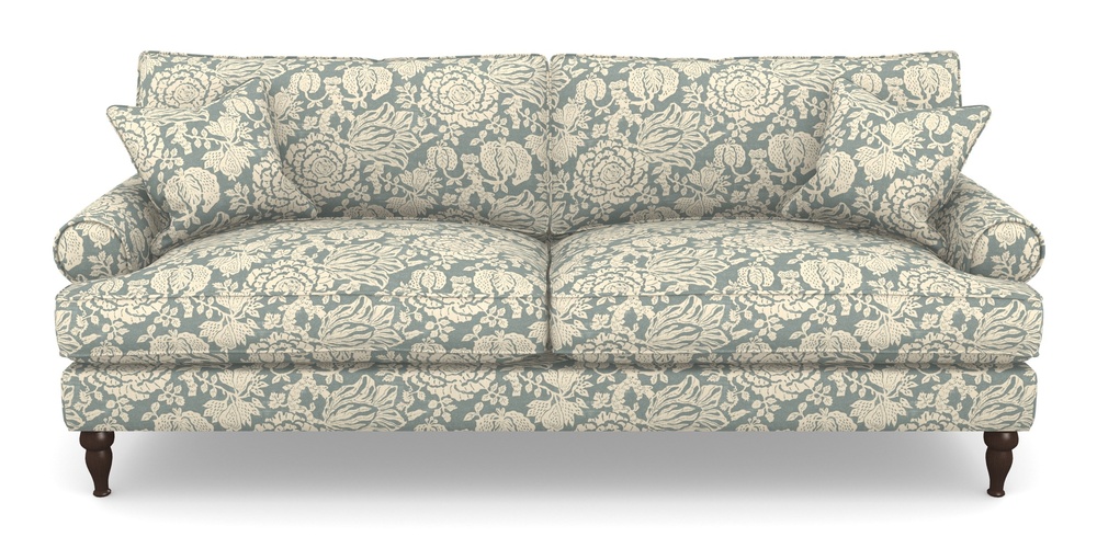 Product photograph of Cooksbridge 4 Seater Sofa In V A Brompton Collection - Flowering Kale - Pebble from Sofas and Stuff Limited