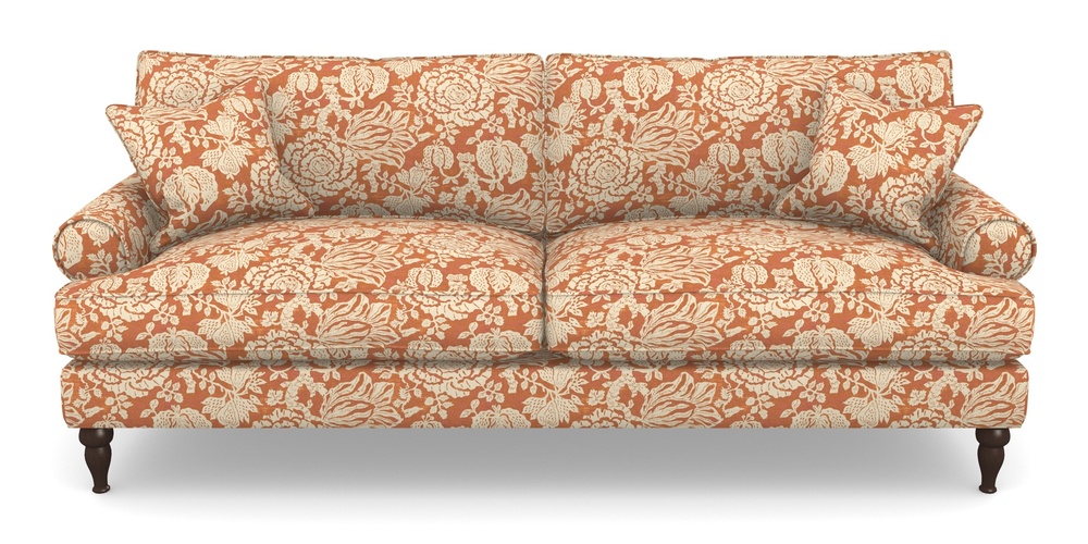 Product photograph of Cooksbridge 4 Seater Sofa In V A Brompton Collection - Flowering Kale - Terracotta from Sofas and Stuff Limited