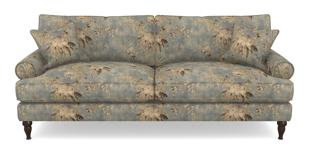 Product photograph of Cooksbridge 4 Seater Sofa In Floral Linen - Zefferino Danish Girl from Sofas and Stuff Limited