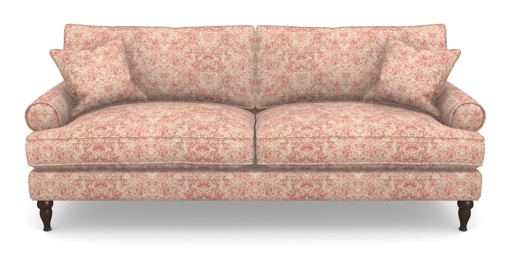 Product photograph of Cooksbridge 4 Seater Sofa In Grace Linen - Brick from Sofas and Stuff Limited